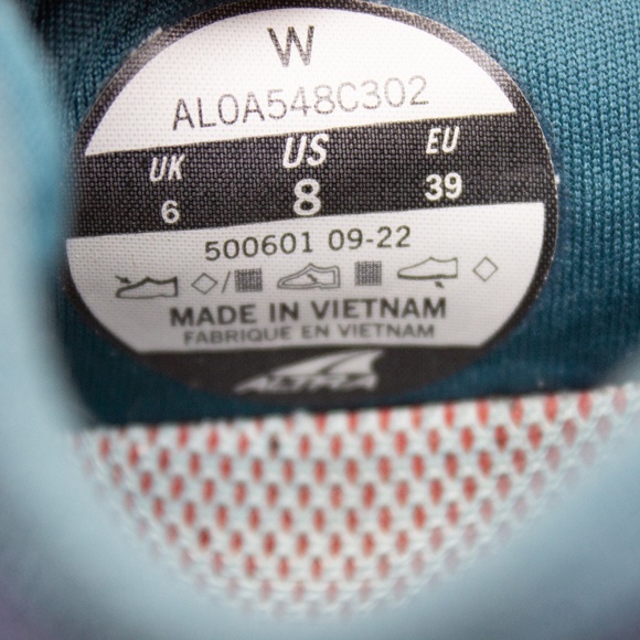 Altra Timp 4 Blue Trail Running Shoes ALOA548C302 Women's Size 8 - Picture 7 of 8